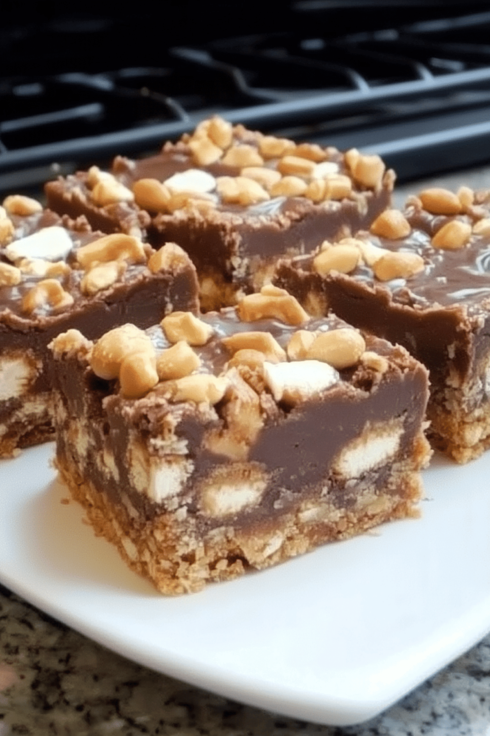 Gourmet Layered Chocolate and Nut Dessert Bars