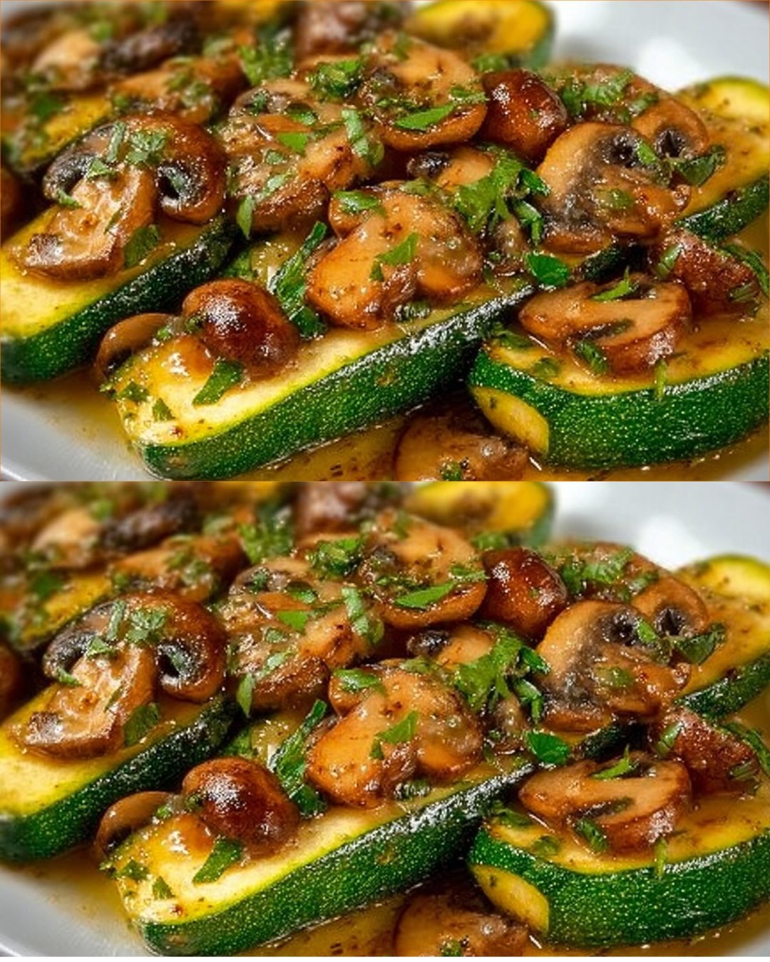 Sautéed Zucchini and Mushrooms Skillet