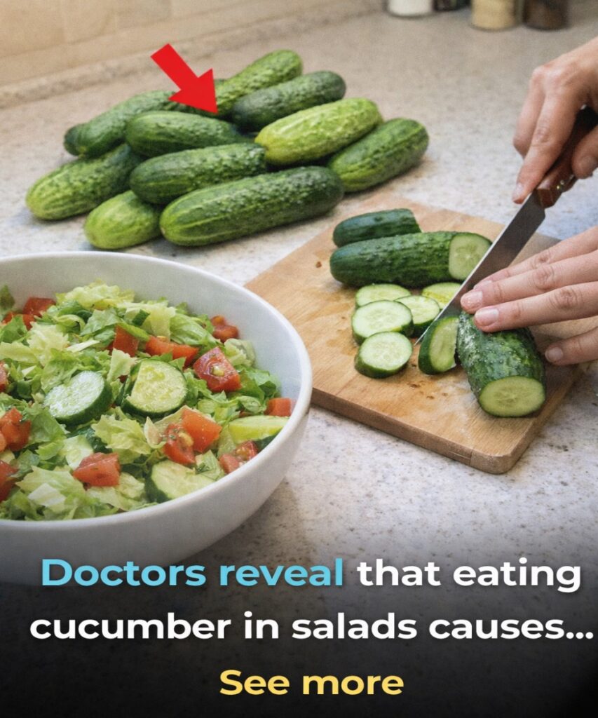 Doctors Reveal What Eating Cucumber in Salads Really Does to Your Body