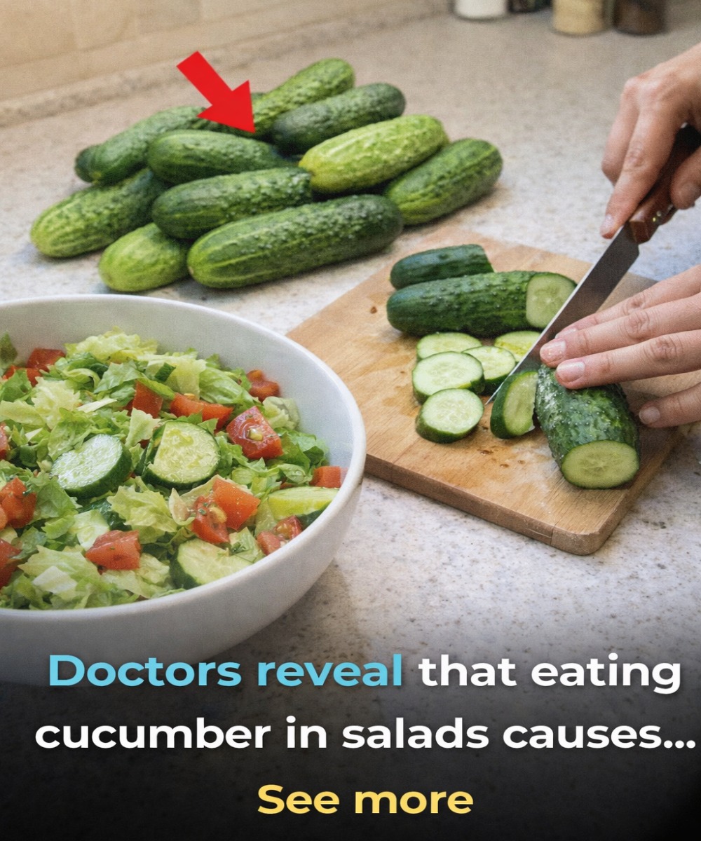 Doctors Reveal What Eating Cucumber in Salads Really Does to Your Body